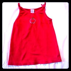 Vintage Y2K Gymboree 6M Apple Rhinestone Dress